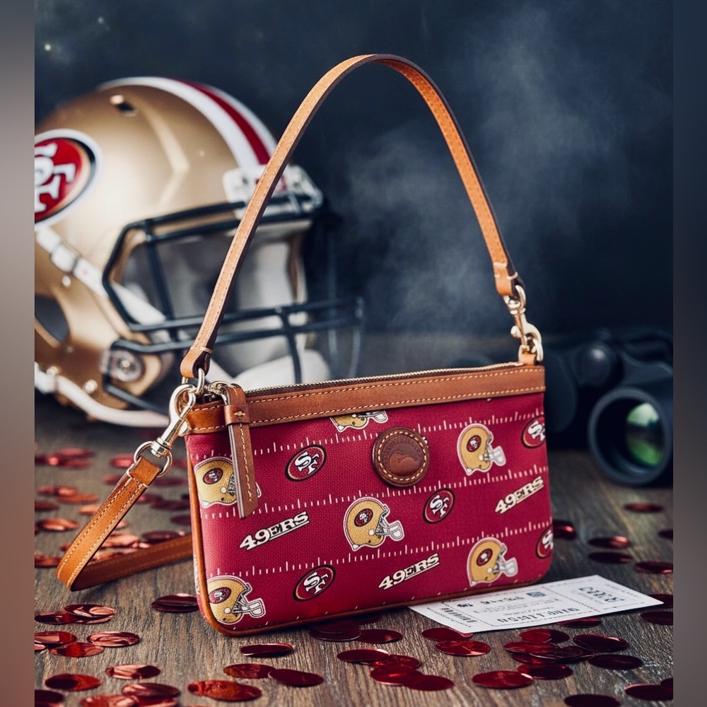Dooney & Bourke San Francisco 49ers Large Slim Wristlet